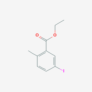 molecular formula C10H11IO2 B1437294 Ethyl 5-iodo-2-methylbenzoate CAS No. 612833-45-1