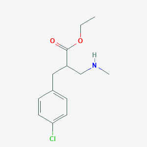 Ethyl 3-(4-Chloro-phenyl)-2-methylaminomethyl-propionate