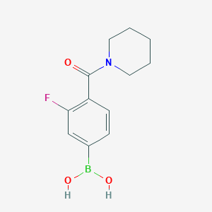 (3-Fluoro-4-(piperidine-1-carbonyl)phenyl)boronic acid