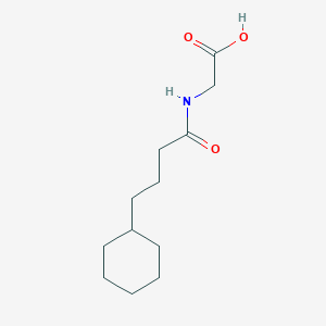 molecular formula C12H21NO3 B143730 N-Cyclohexanebutyryl glycine CAS No. 132422-42-5