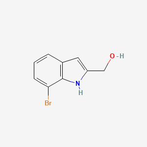 molecular formula C9H8BrNO B1437301 (7-Bromo-1H-indol-2-yl)methanol CAS No. 53590-63-9