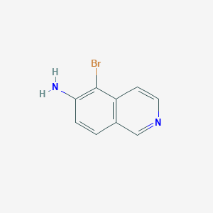 molecular formula C9H7BrN2 B1437311 5-Bromoisoquinolin-6-amine CAS No. 566943-98-4