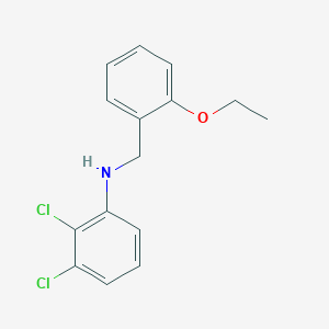 molecular formula C15H15Cl2NO B1437316 2,3-二氯-N-(2-乙氧基苄基)苯胺 CAS No. 1036584-97-0