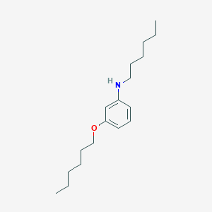 molecular formula C18H31NO B1437326 N-己基-3-(己氧基)苯胺 CAS No. 1040682-59-4
