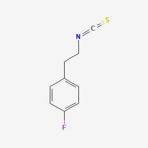 molecular formula C9H8FNS B1437328 1-氟-4-(2-异硫氰酸乙基)苯 CAS No. 2740-86-5