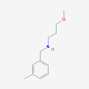 B1437330 (3-Methoxypropyl)[(3-methylphenyl)methyl]amine CAS No. 1038280-05-5