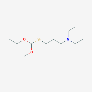 molecular formula C12H27NO2Si B14373328 CID 78060584 