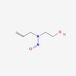 molecular formula C5H10N2O2 B14373391 N-Nitrosoallylethanolamine CAS No. 91308-69-9
