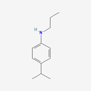 molecular formula C12H19N B1437341 (4-Isopropylphenyl)propylamine CAS No. 1019529-87-3