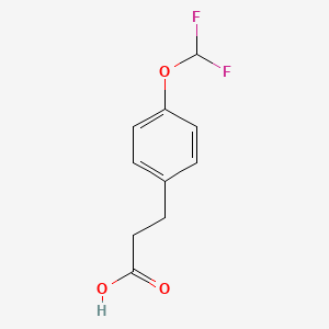 3-[4-(Difluoromethoxy)phenyl]propanoic acid