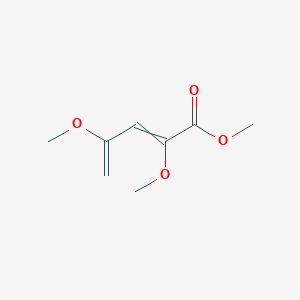 molecular formula C8H12O4 B14373446 Methyl 2,4-dimethoxypenta-2,4-dienoate CAS No. 90212-94-5