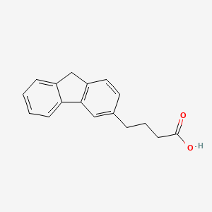 molecular formula C17H16O2 B1437345 4-(9H-fluoren-3-yl)butanoic acid CAS No. 1036466-51-9