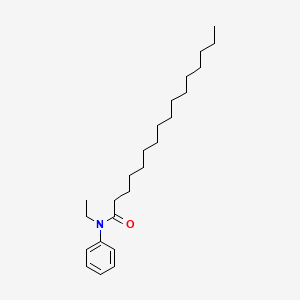molecular formula C24H41NO B14373475 N-Ethyl-N-phenylhexadecanamide CAS No. 90097-05-5