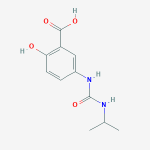 2-Hydroxy-5-{[(propan-2-yl)carbamoyl]amino}benzoic acid