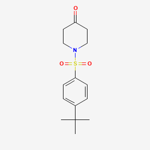 1-[(4-tert-Butylphenyl)sulfonyl]piperidin-4-one