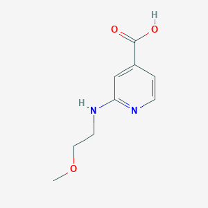 2-[(2-Methoxyethyl)amino]isonicotinic acid