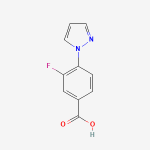 3-fluoro-4-(1H-pyrazol-1-yl)benzoic acid