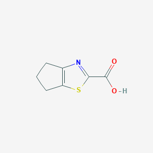 molecular formula C7H7NO2S B1437369 5,6-dihydro-4H-cyclopenta[d]thiazole-2-carboxylic acid CAS No. 1044756-79-7