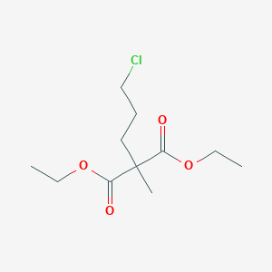 molecular formula C11H19ClO4 B14373747 Diethyl (3-chloropropyl)(methyl)propanedioate CAS No. 91355-29-2