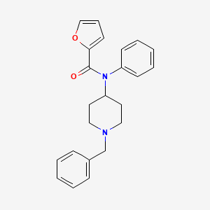 molecular formula C23H24N2O2 B1437378 N-(1-Benzylpiperidin-4-yl)-N-phenylfuran-2-carboxamide CAS No. 497240-21-8