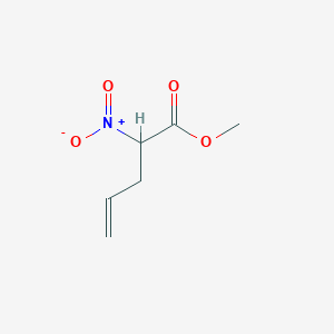molecular formula C6H9NO4 B14373836 Methyl 2-nitropent-4-enoate CAS No. 90016-20-9