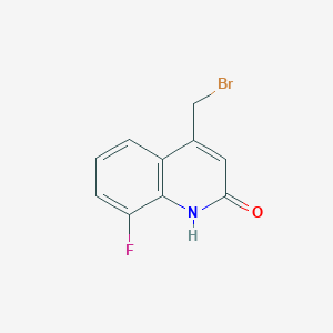 molecular formula C10H7BrFNO B1437389 4-(Bromomethyl)-8-fluoroquinolin-2(1H)-one CAS No. 176912-29-1
