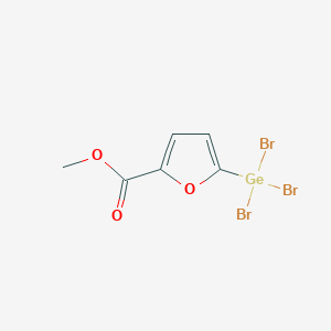 molecular formula C6H5Br3GeO3 B14373949 Methyl 5-(tribromogermyl)furan-2-carboxylate CAS No. 90260-94-9