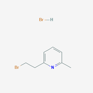 molecular formula C8H11Br2N B1437395 2-(2-Bromoethyl)-6-methylpyridine hydrobromide CAS No. 1171575-53-3