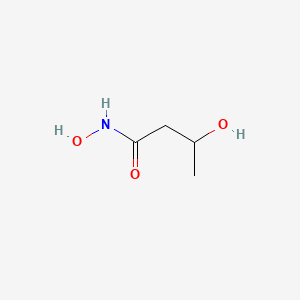 molecular formula C4H9NO3 B14373997 Butanamide, N,3-dihydroxy- CAS No. 90567-52-5