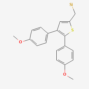 molecular formula C19H17O2SSi B14374018 CID 78069436 