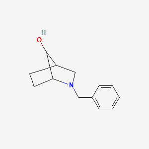 molecular formula C13H17NO B1437405 2-Benzyl-2-azabicyclo[2.2.1]heptan-7-ol CAS No. 745836-29-7