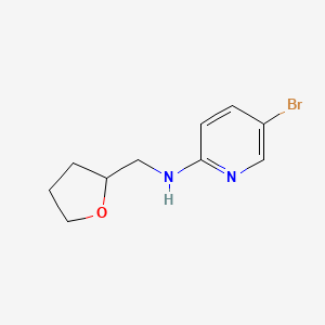 molecular formula C10H13BrN2O B1437411 5-bromo-N-(oxolan-2-ylmethyl)pyridin-2-amine CAS No. 1036500-56-7