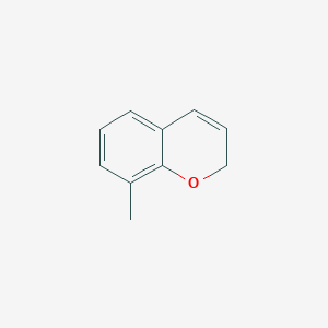 molecular formula C10H10O B14374175 8-Methyl-2H-1-benzopyran CAS No. 90448-25-2