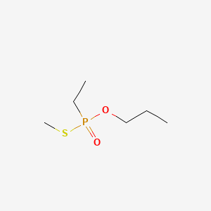molecular formula C6H15O2PS B14374178 Ethylphosphonothioic acid S-methyl O-propyl ester CAS No. 90220-17-0