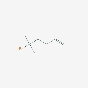 molecular formula C7H13Br B14374222 5-Bromo-5-methylhex-1-ene CAS No. 90601-72-2