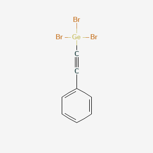 molecular formula C8H5Br3Ge B14374348 Tribromo(phenylethynyl)germane CAS No. 91152-63-5