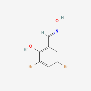 molecular formula C7H5Br2NO2 B1437439 3,5-Dibromo-2-hydroxybenzaldehyde oxime CAS No. 21386-43-6