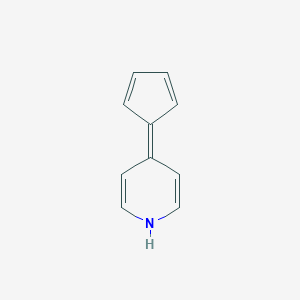 molecular formula C10H9N B143744 4-(2,4-Cyclopentadienylidene)-1,4-dihydropyridine CAS No. 130486-55-4