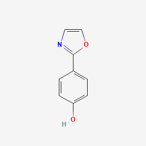 molecular formula C9H7NO2 B1437440 4-(Oxazol-2-yl)phenol CAS No. 68535-56-8