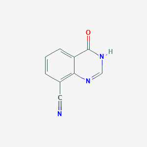 molecular formula C9H5N3O B1437449 4-Hydroxyquinazoline-8-carbonitrile CAS No. 663194-04-5