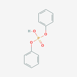 molecular formula C12H11O4P B143745 Phosphoric acid, diphenyl ester CAS No. 838-85-7