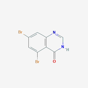 molecular formula C8H4Br2N2O B1437450 5,7-Dibromoquinazolin-4(3H)-one CAS No. 860192-99-0