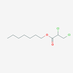 molecular formula C10H18Cl2O2 B14374535 Heptyl 2,3-dichloropropanoate CAS No. 89876-49-3
