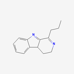 molecular formula C14H16N2 B14374591 1-Propyl-4,4a-dihydro-3H-beta-carboline CAS No. 88661-53-4