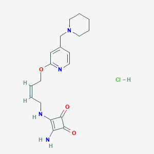 molecular formula C19H25ClN4O3 B143746 盐酸匹布替丁 CAS No. 126463-66-9