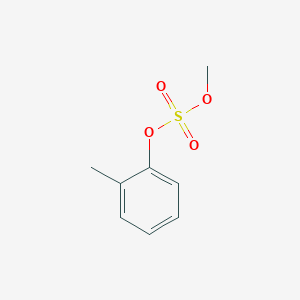 molecular formula C8H10O4S B14374603 Methyl 2-methylphenyl sulfate CAS No. 89610-81-1