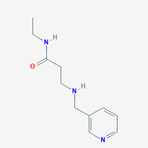 molecular formula C11H17N3O B1437470 N-乙基-3-[(3-吡啶基甲基)氨基]丙酰胺 CAS No. 1040693-59-1