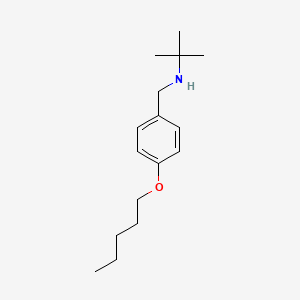 molecular formula C16H27NO B1437473 2-Methyl-N-[4-(pentyloxy)benzyl]-2-propanamine CAS No. 1039981-48-0
