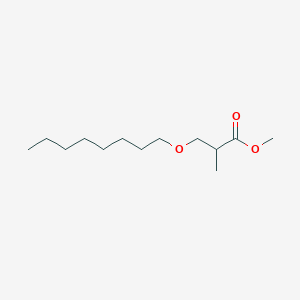 molecular formula C13H26O3 B14374810 Methyl 2-methyl-3-(octyloxy)propanoate CAS No. 90177-67-6