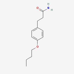 molecular formula C13H19NO2 B14374876 3-(4-Butoxyphenyl)propanamide CAS No. 89790-08-9